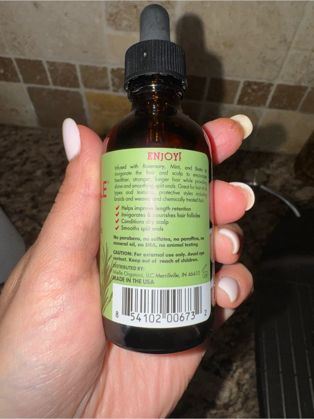 Set of 3 Mielle Rosemary Mint Scalp & Hair Strengthening Oil